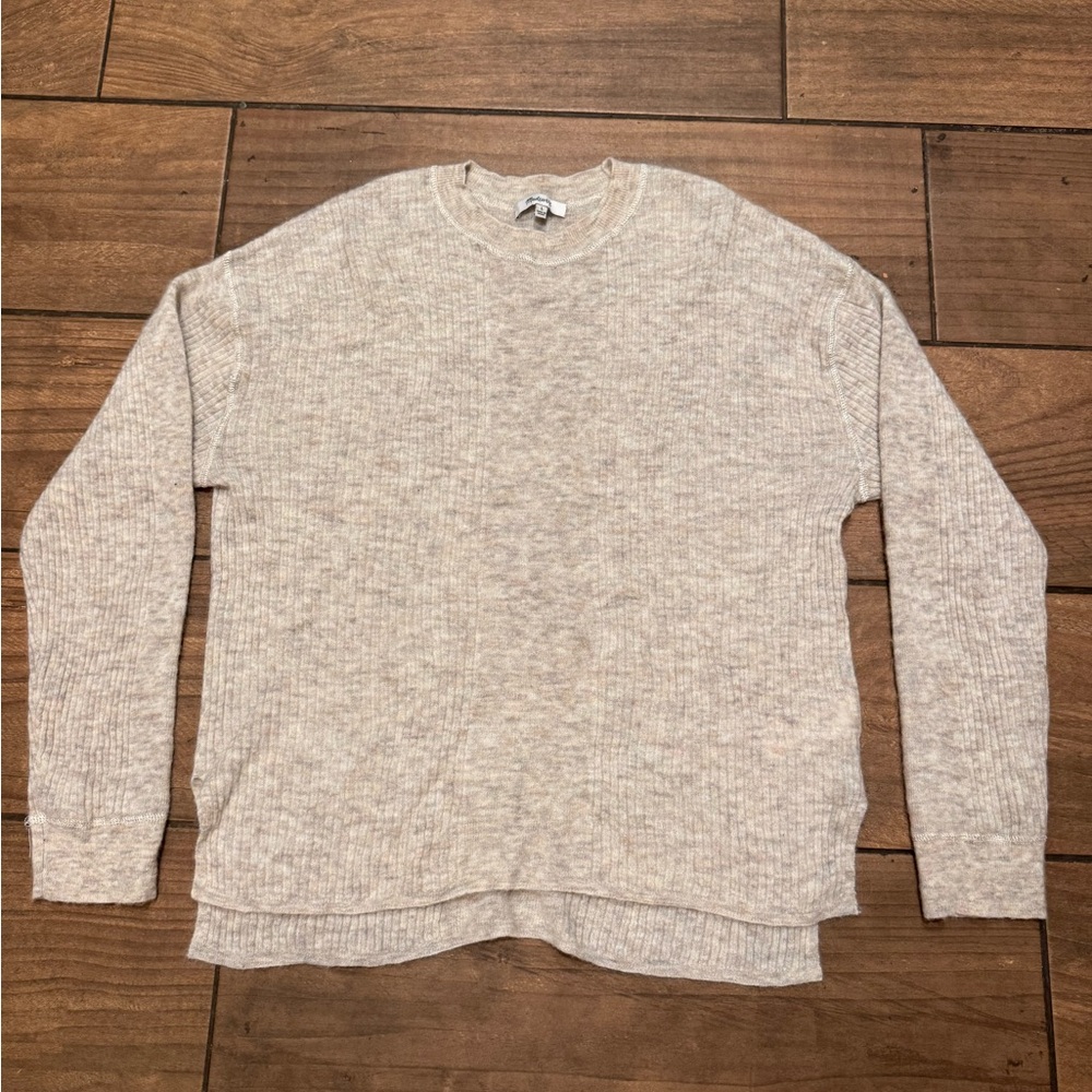Madewell Cream Crewneck Sweater